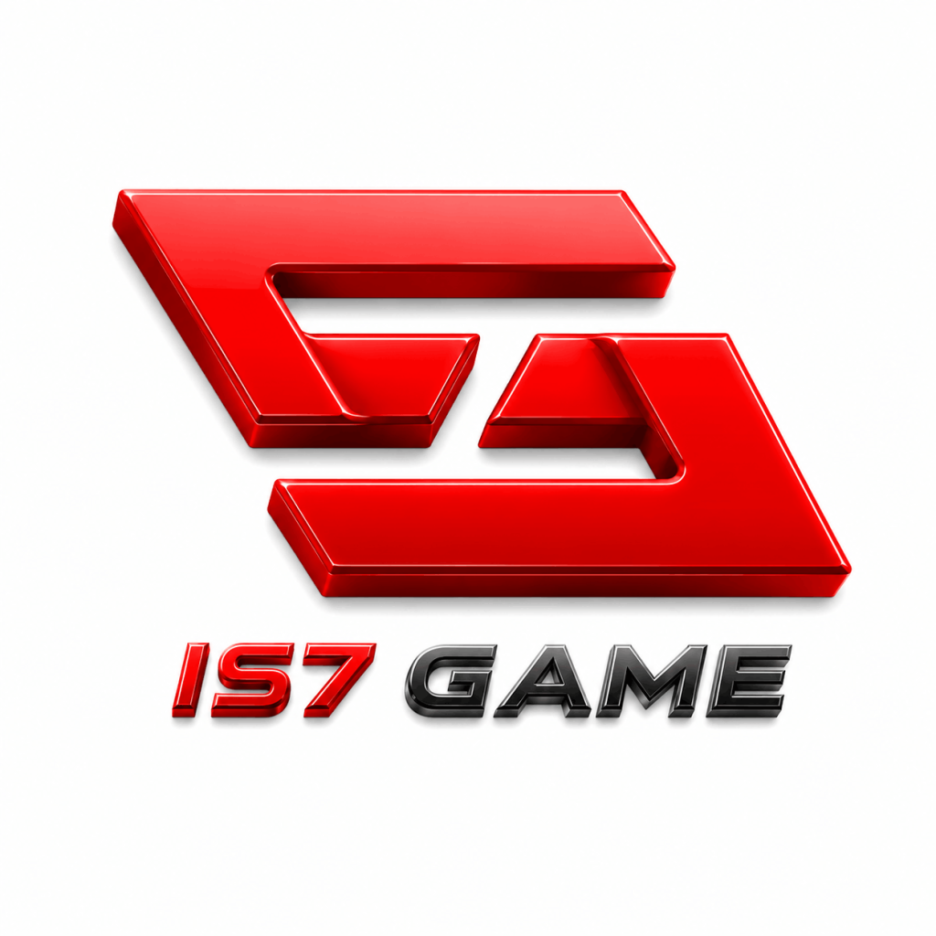 IS7 Game interface featuring modern slot games and casino entertainment with a premium gaming experience